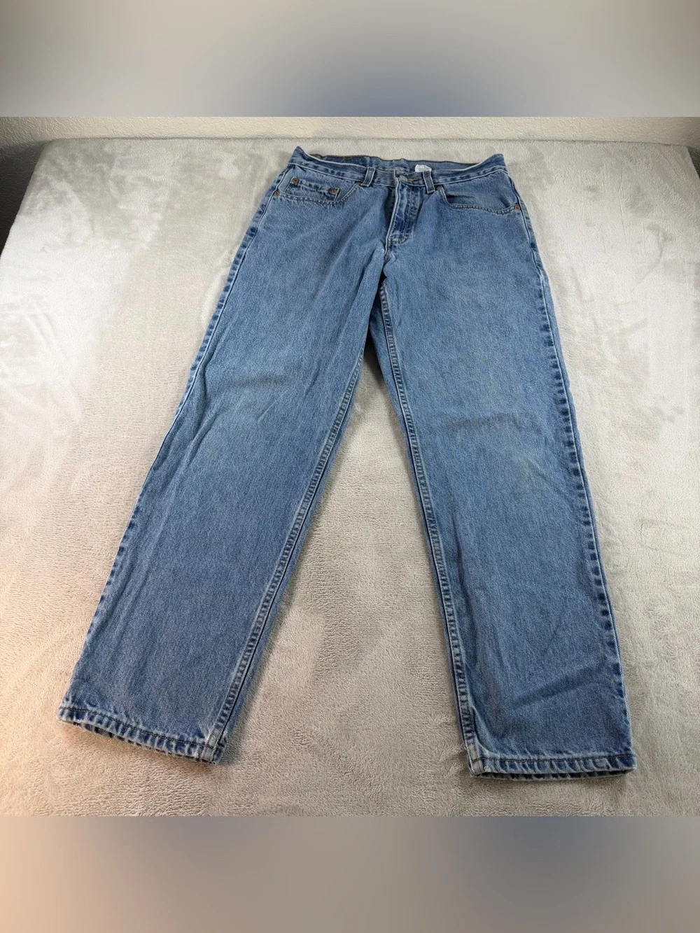 Levis 550 Mens Vintage Jeans 32x30 Blue Relaxed Fit Tapered Leg Med Wash Denim